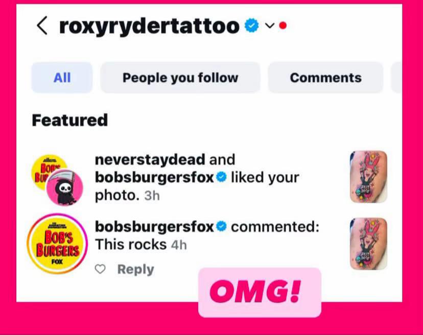 @🩷 Roxy Ryder Tattoo 🩷