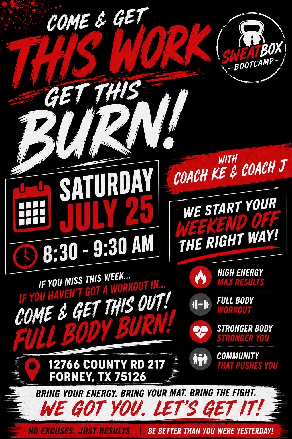 @Sweatbox Bootcamp