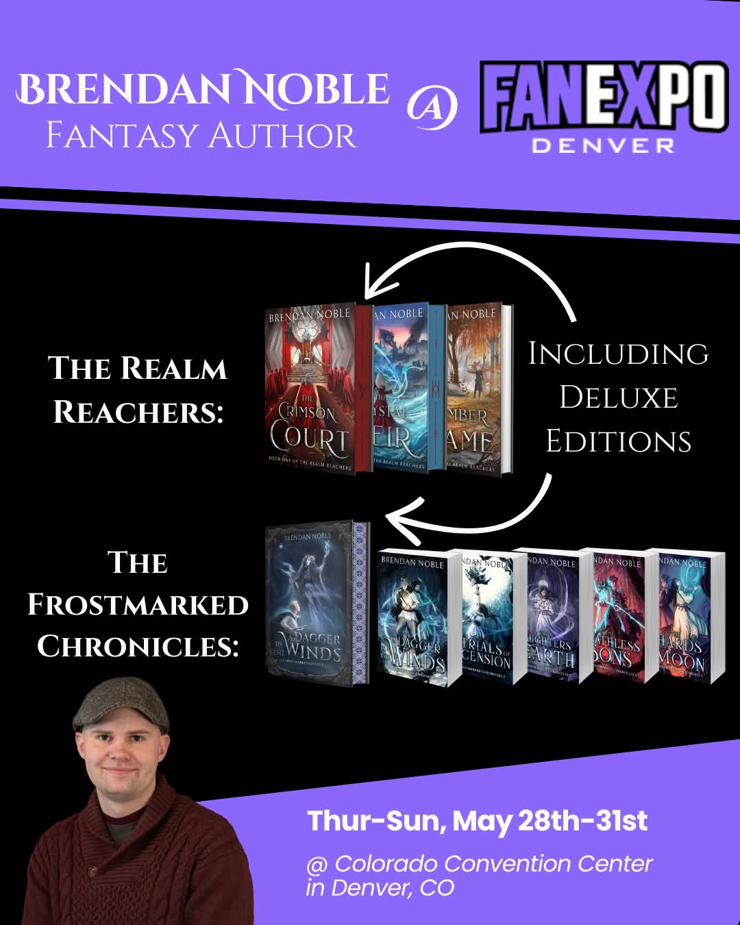 @Brendan Noble, Fantasy Author