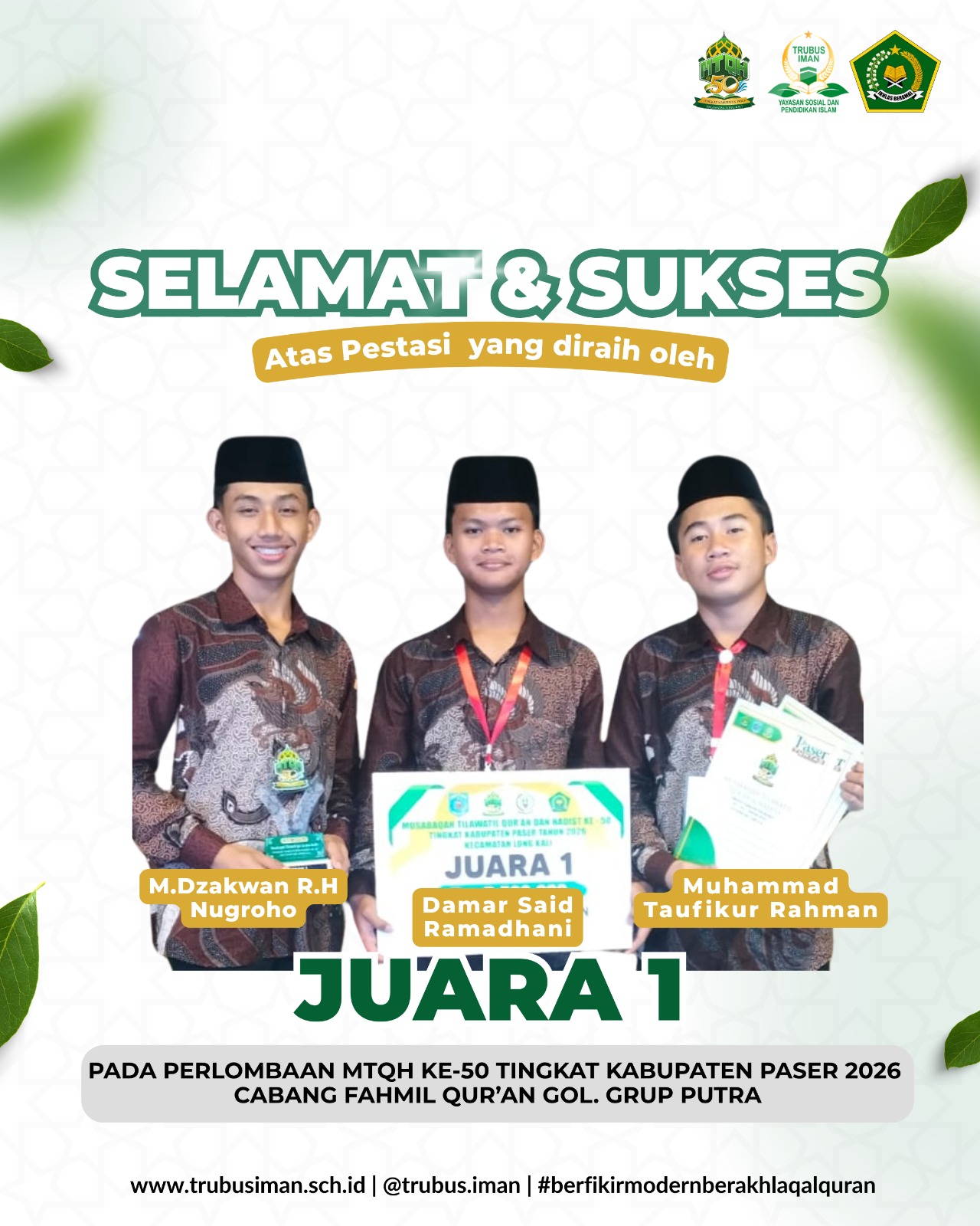 @Pondok Pesantren Trubus Iman