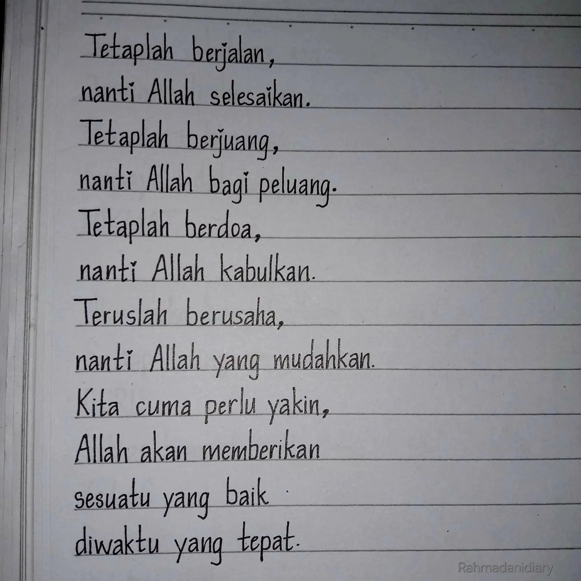 @Rahmadani 🌸
