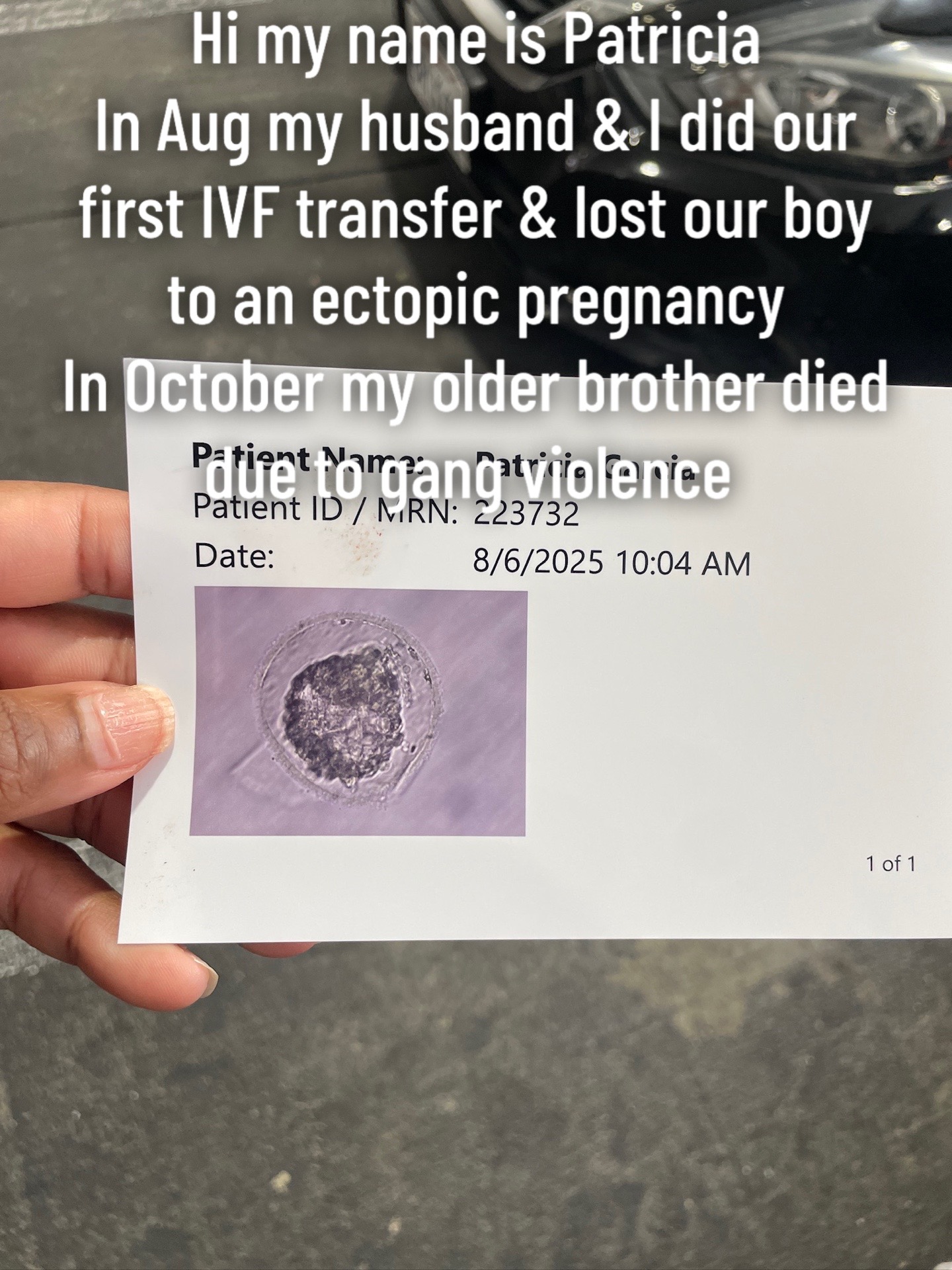 @Patricia | IVF Journey ๐ค๐