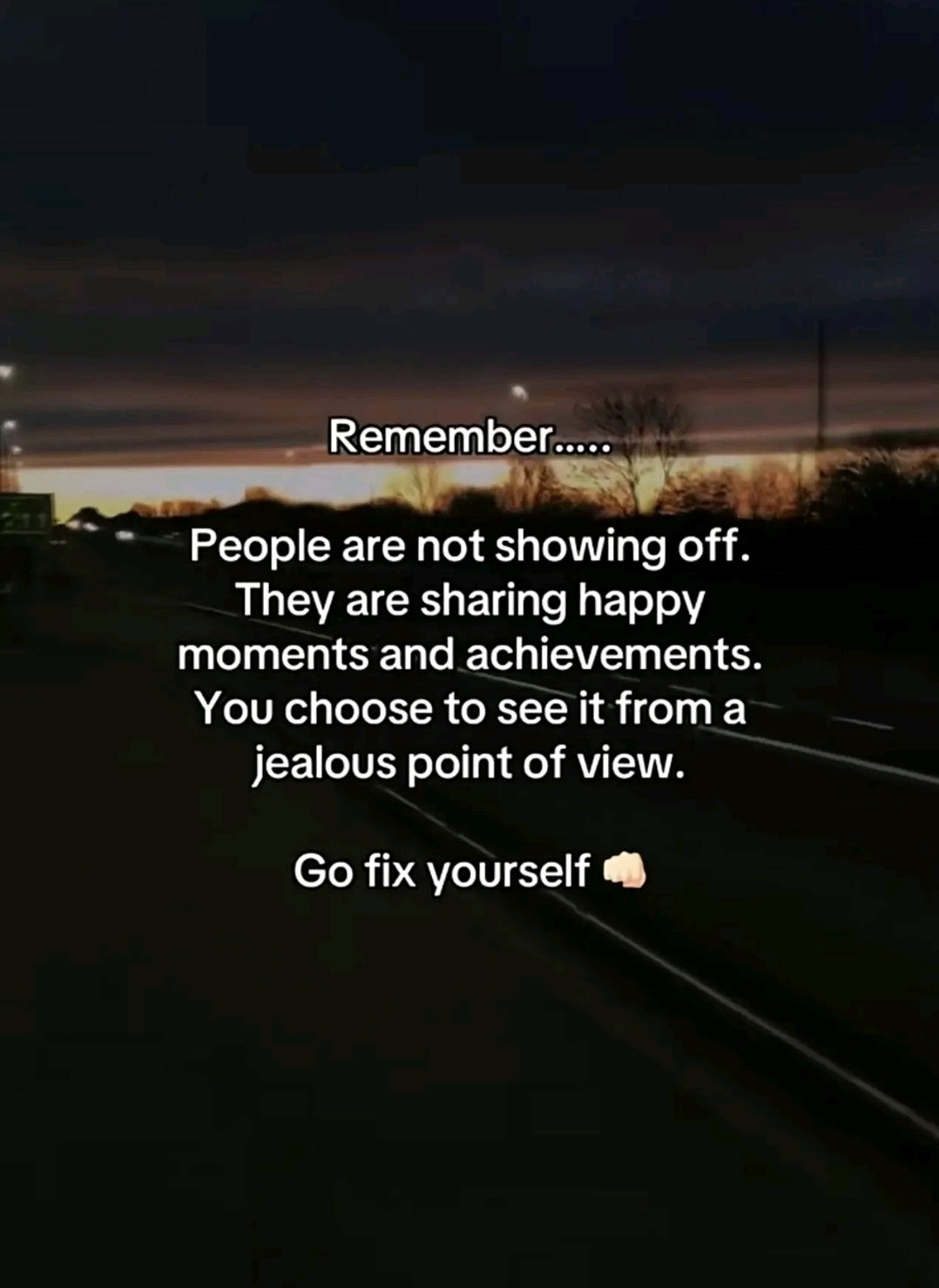 @you only live once 😜🖕