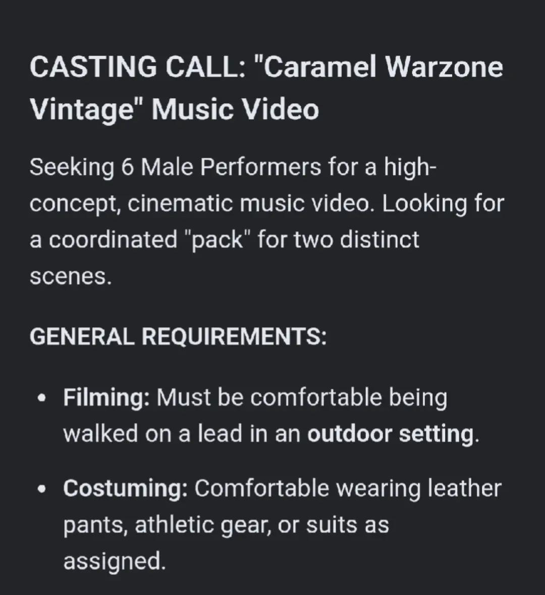 @Caramel Warzone Vintage