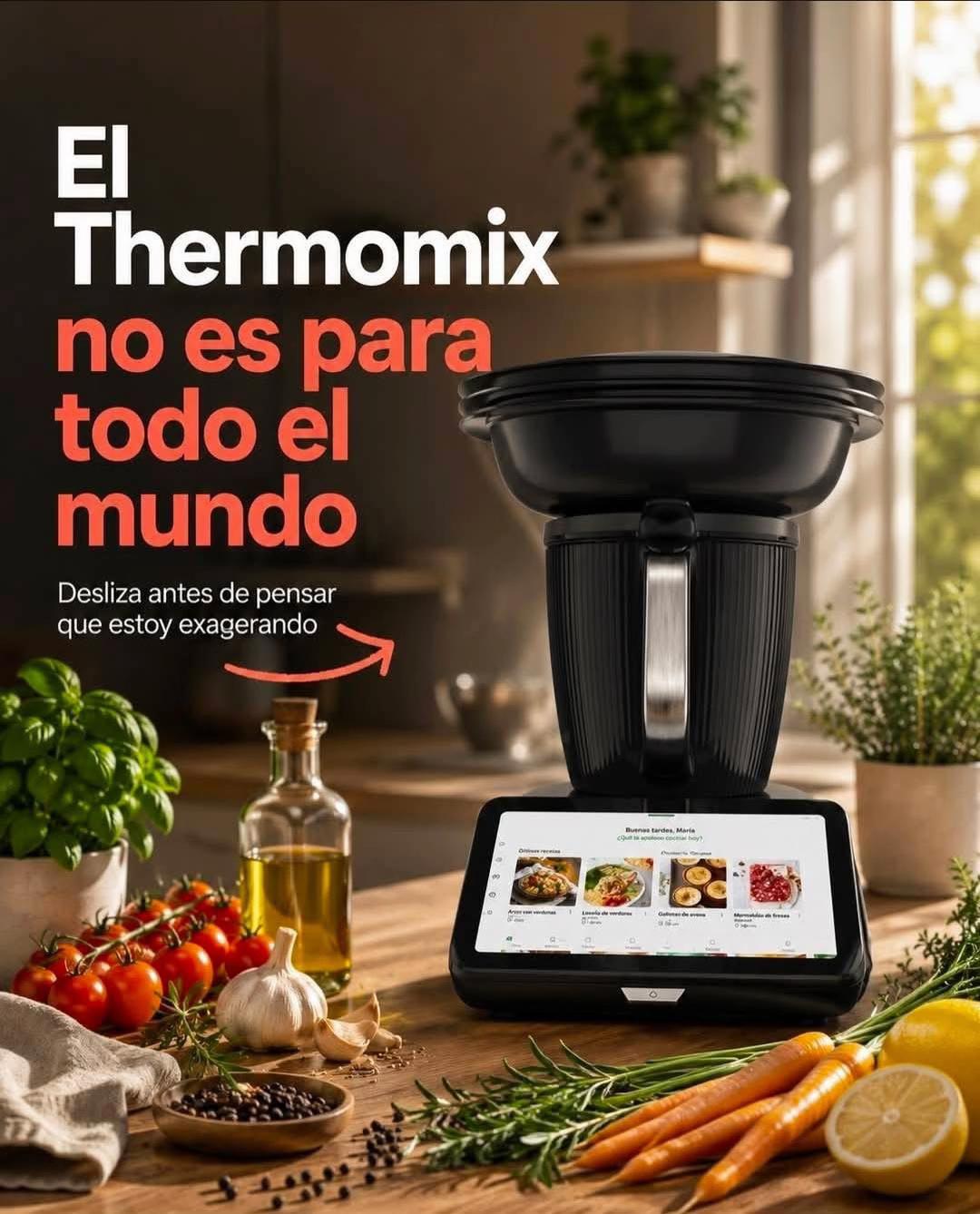 @Mar&iacute;a Esteve con Thermomix