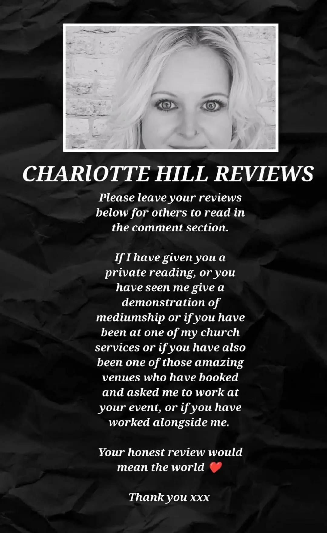 @Charlotte Hill Medium ✨