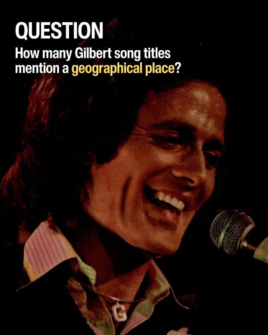 @Gilbert O&rsquo;Sullivan