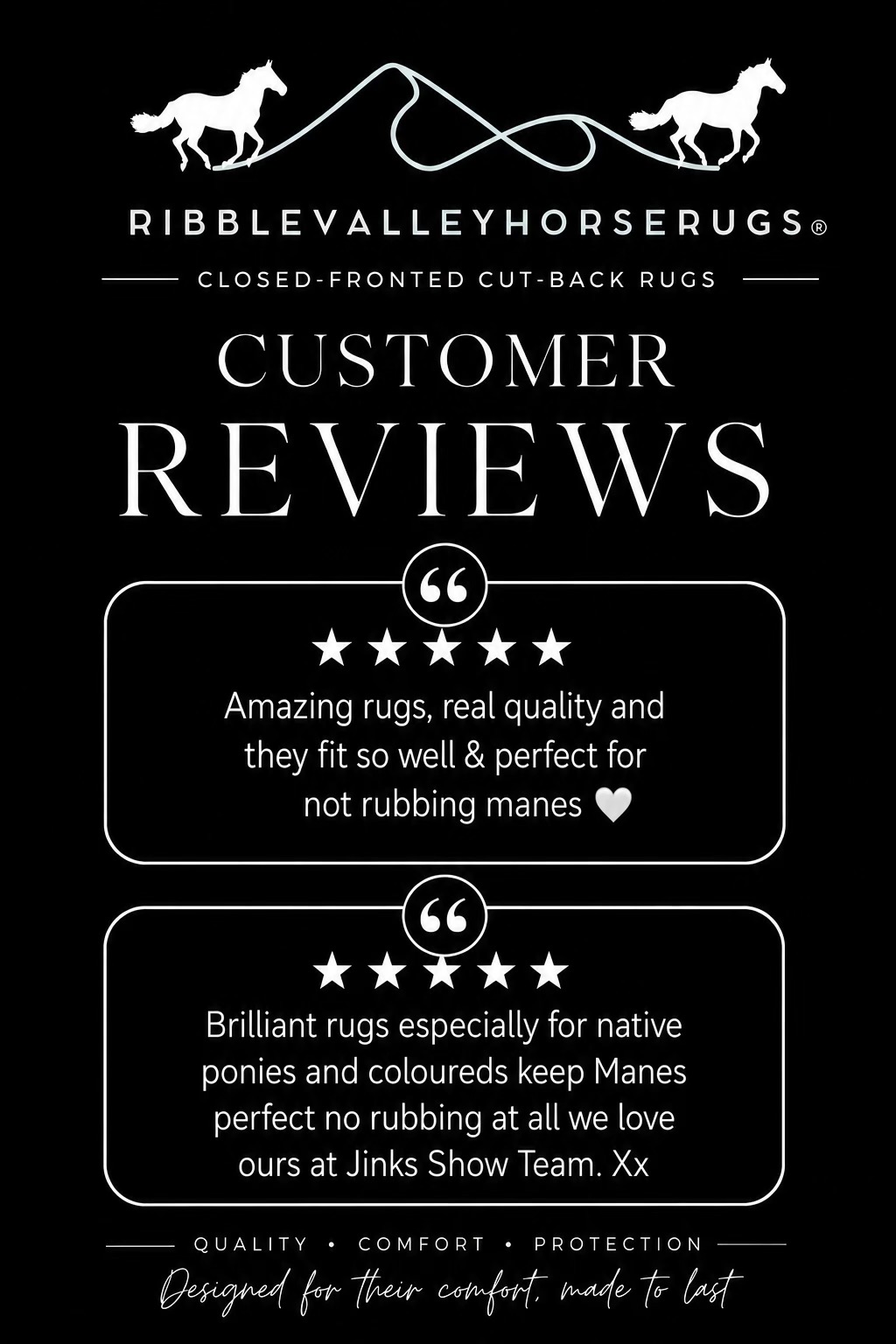 @RibbleValleyHorseRugs ®️