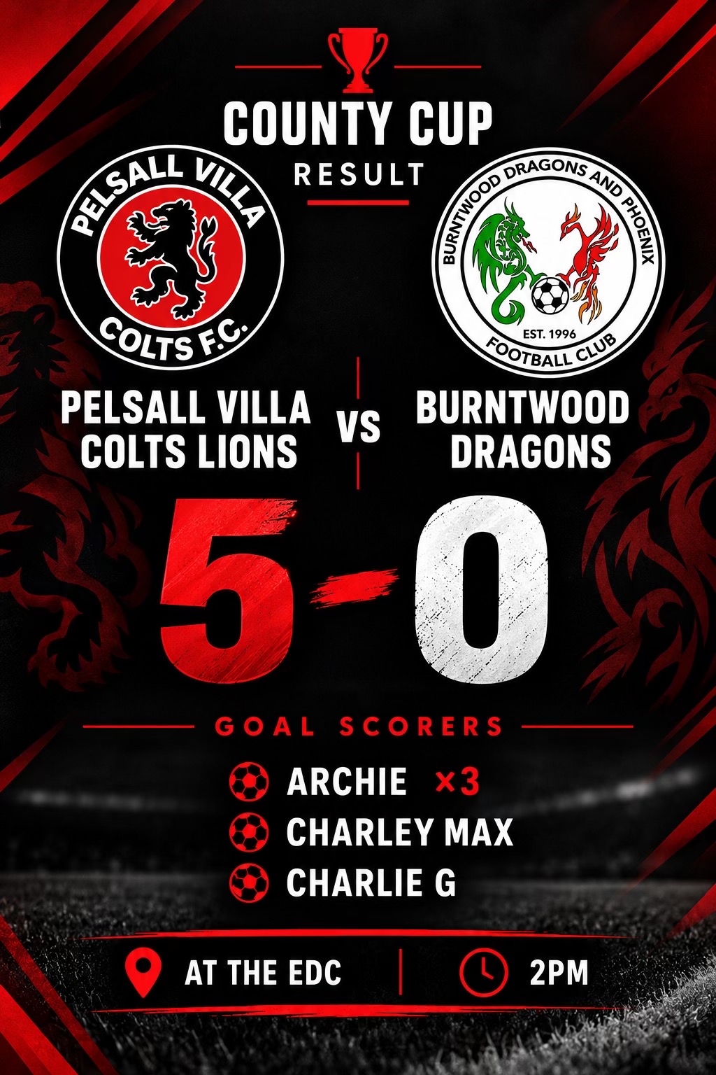 @Pelsall villa colts lions u15