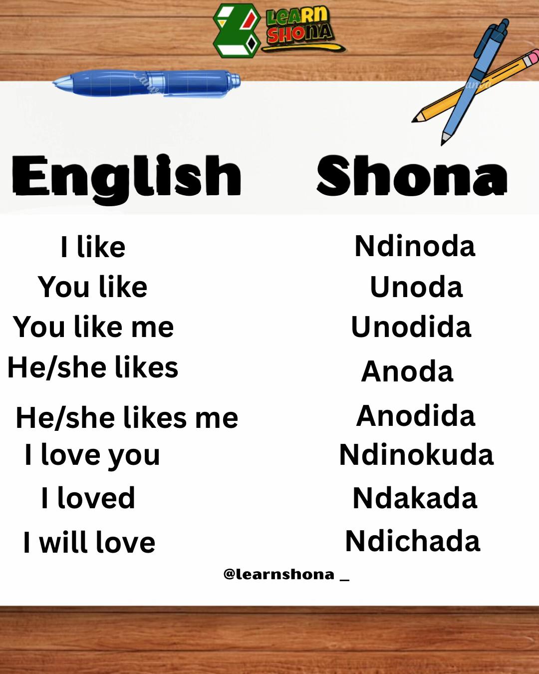 @Learn Shona