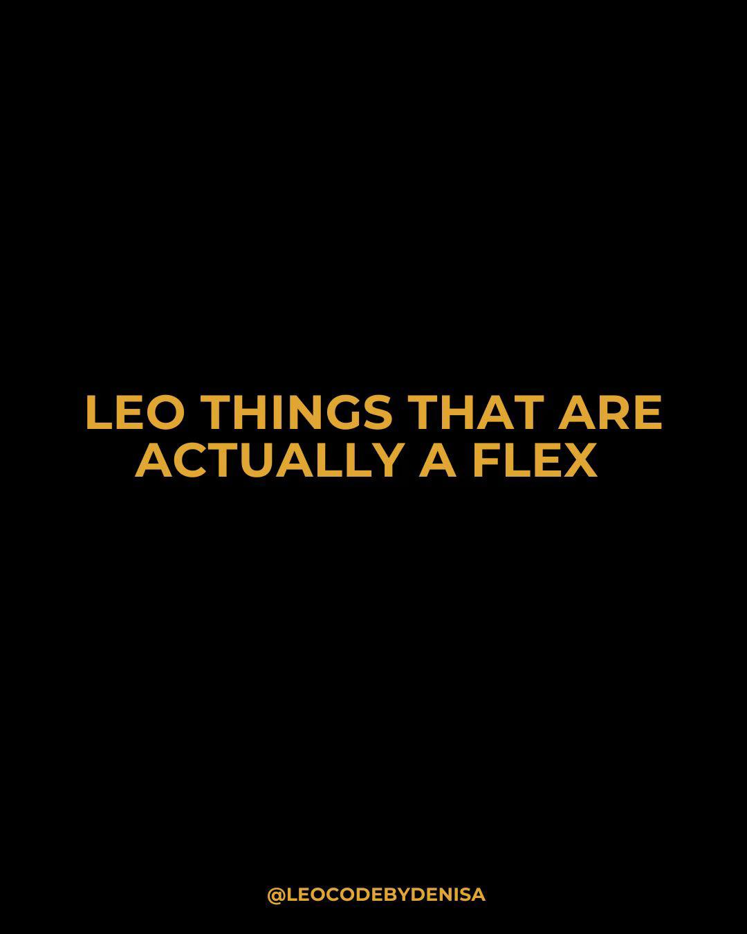 @Leo Code By Denisa