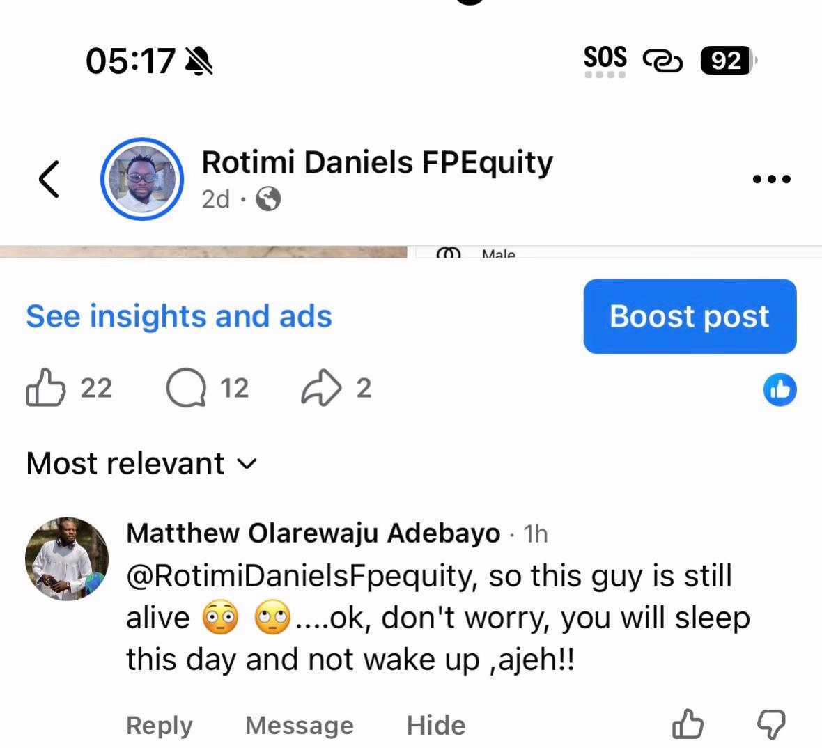 @Rotimi Daniels FPEquity