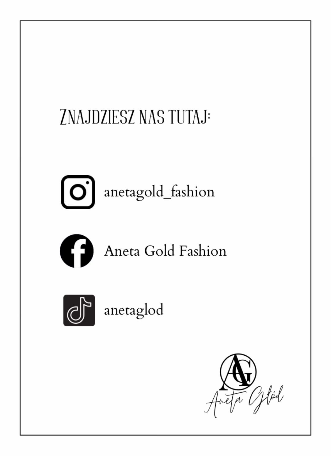@ANETA GOLD Fashion