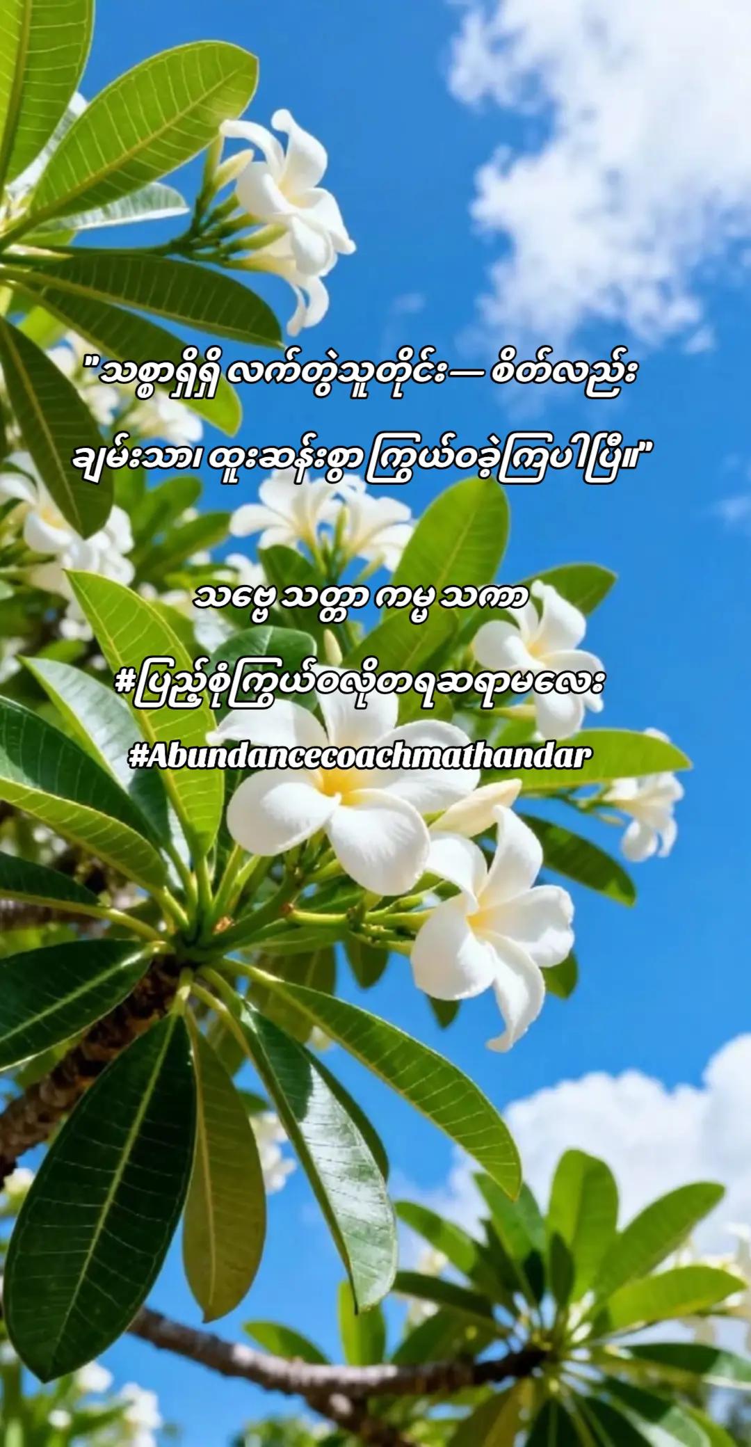@Abundance Coach Ma Thandar
