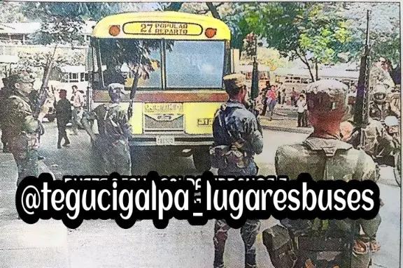@TEGUCIGALPA, Lugares y Buses.