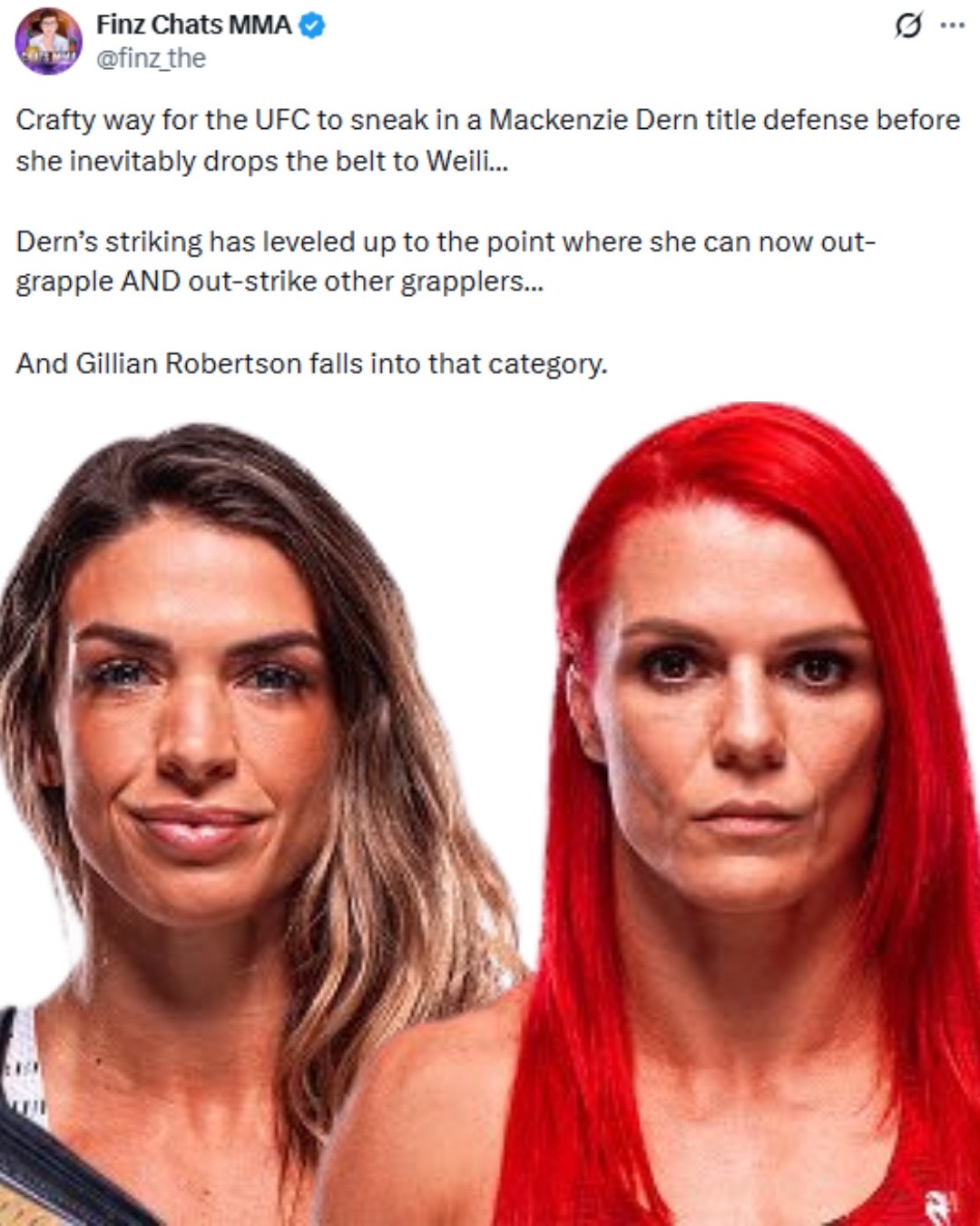 @Finz Chats MMA