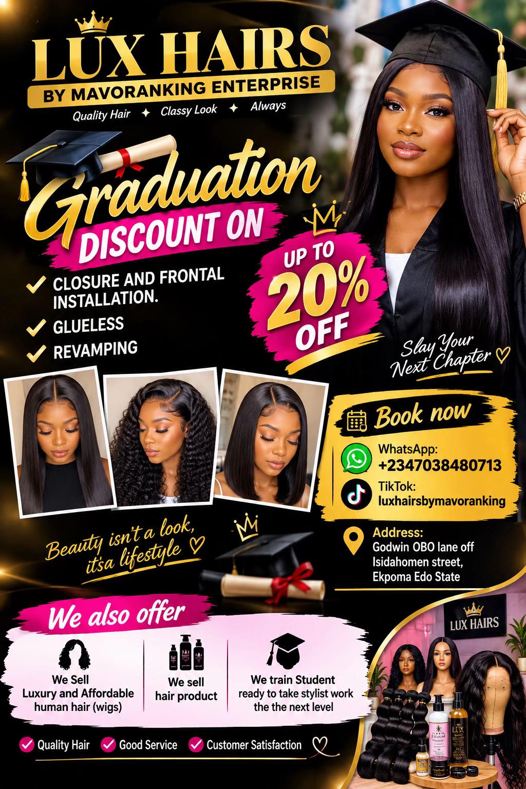 @Ekpoma Hair Vendor