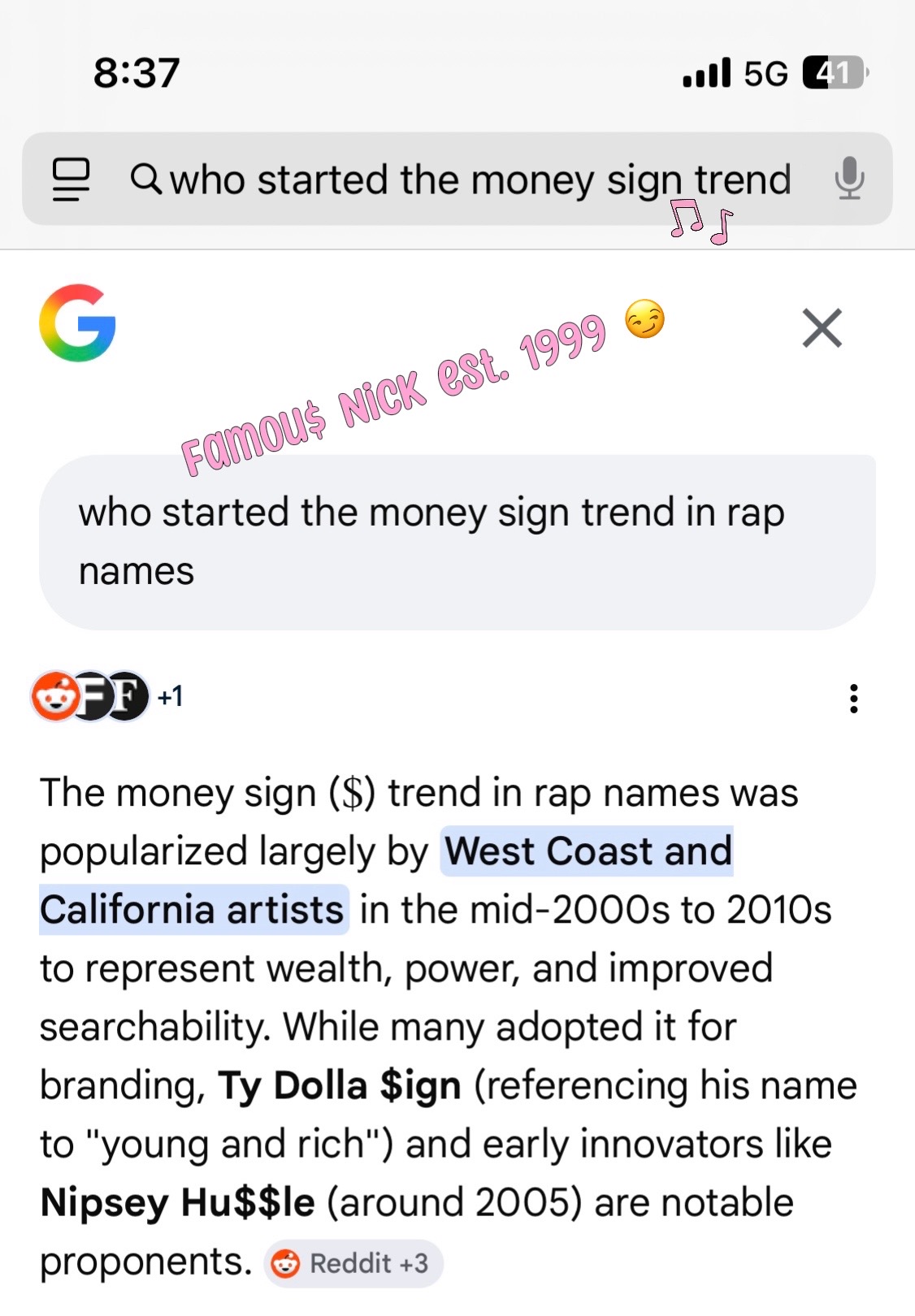 @Famou$ Nick