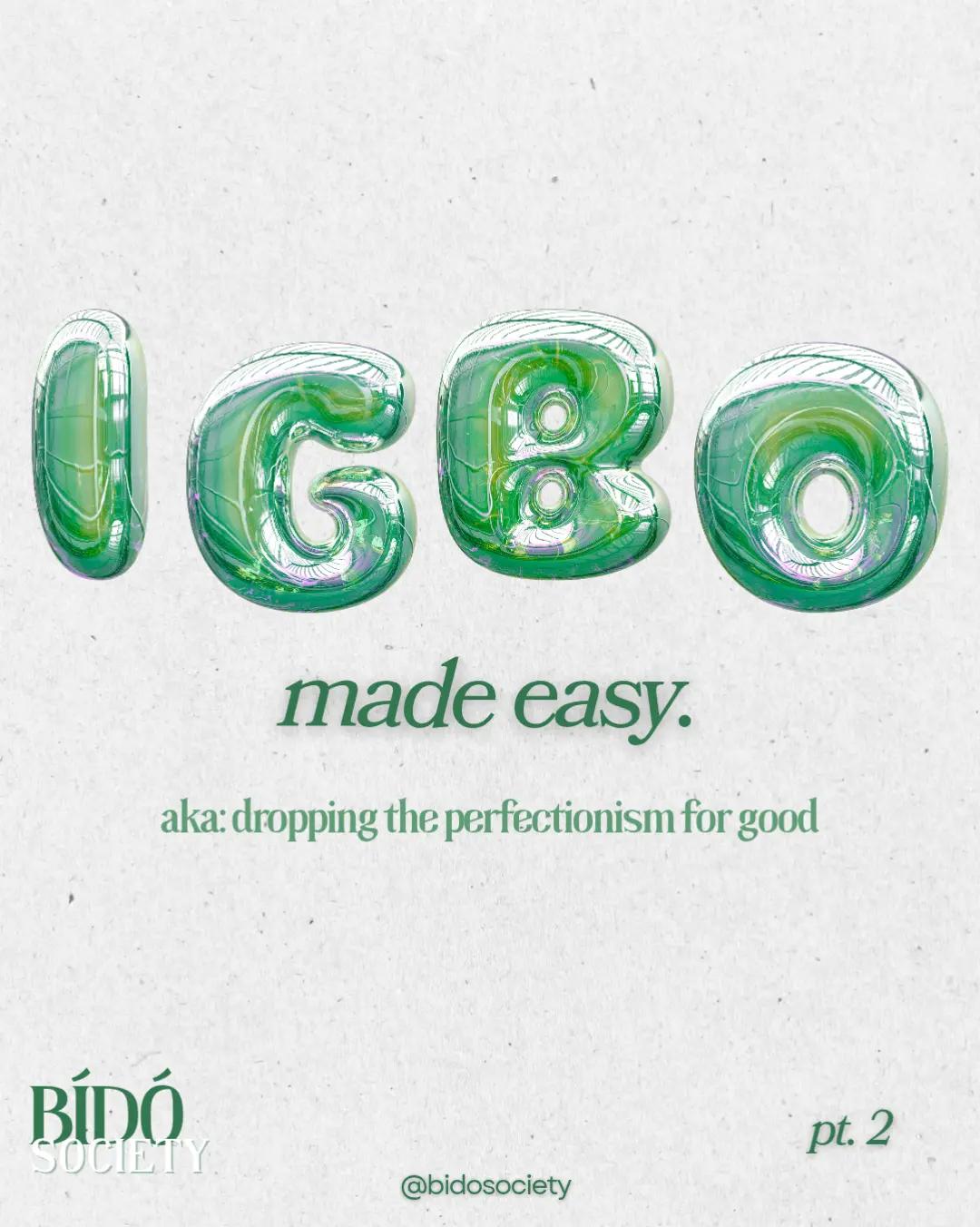 @Bido Ịsụ Igbo