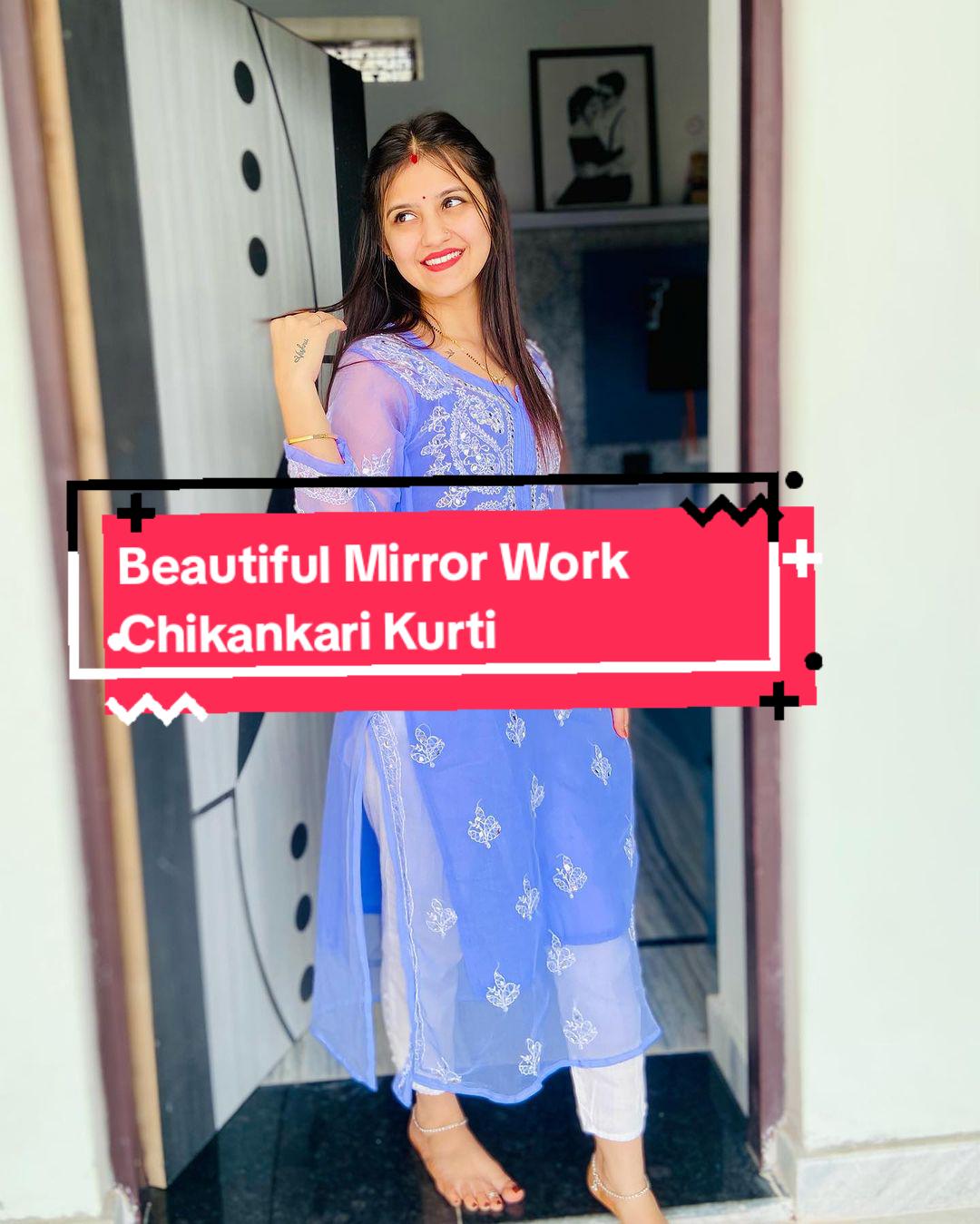 @Chikankari Kurthi