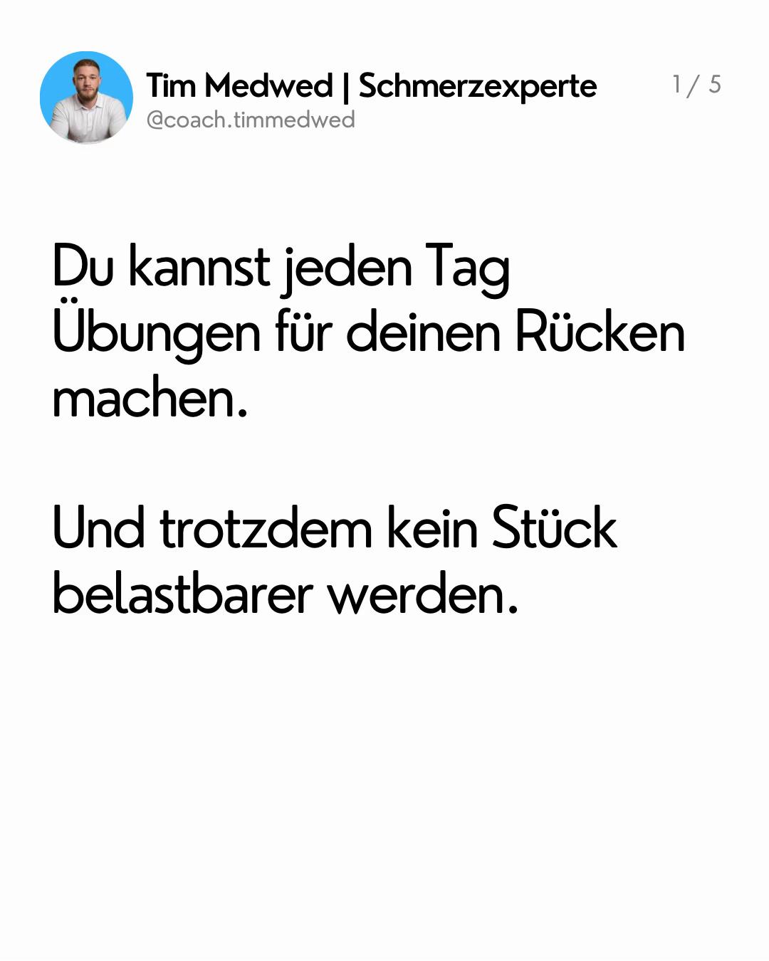 @Tim Medwed | Schmerzexperte