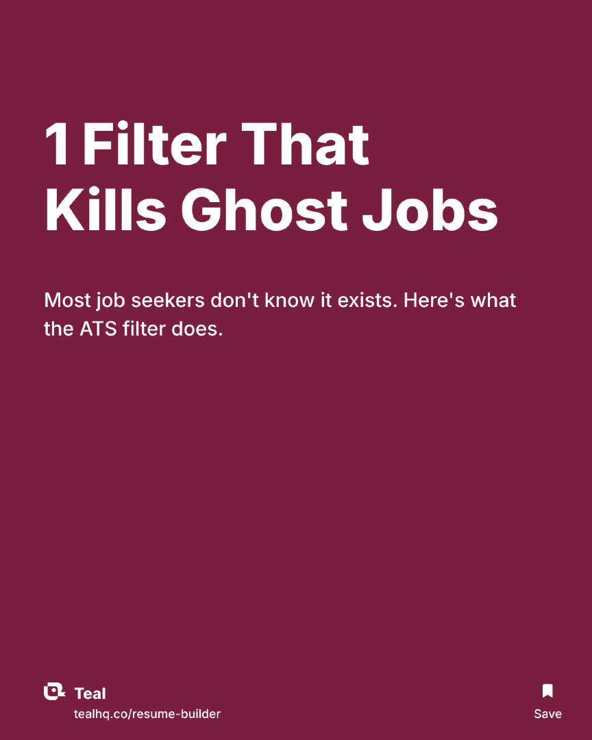 @Teal | Job Search Tips