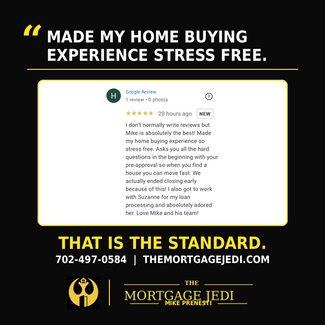 @MikePrenesti The MortgageJedi