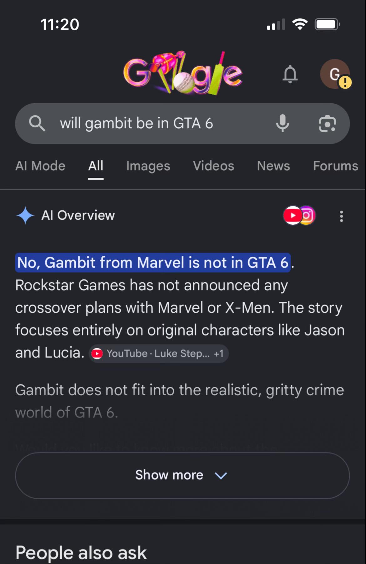 @Gambit’s gooner
