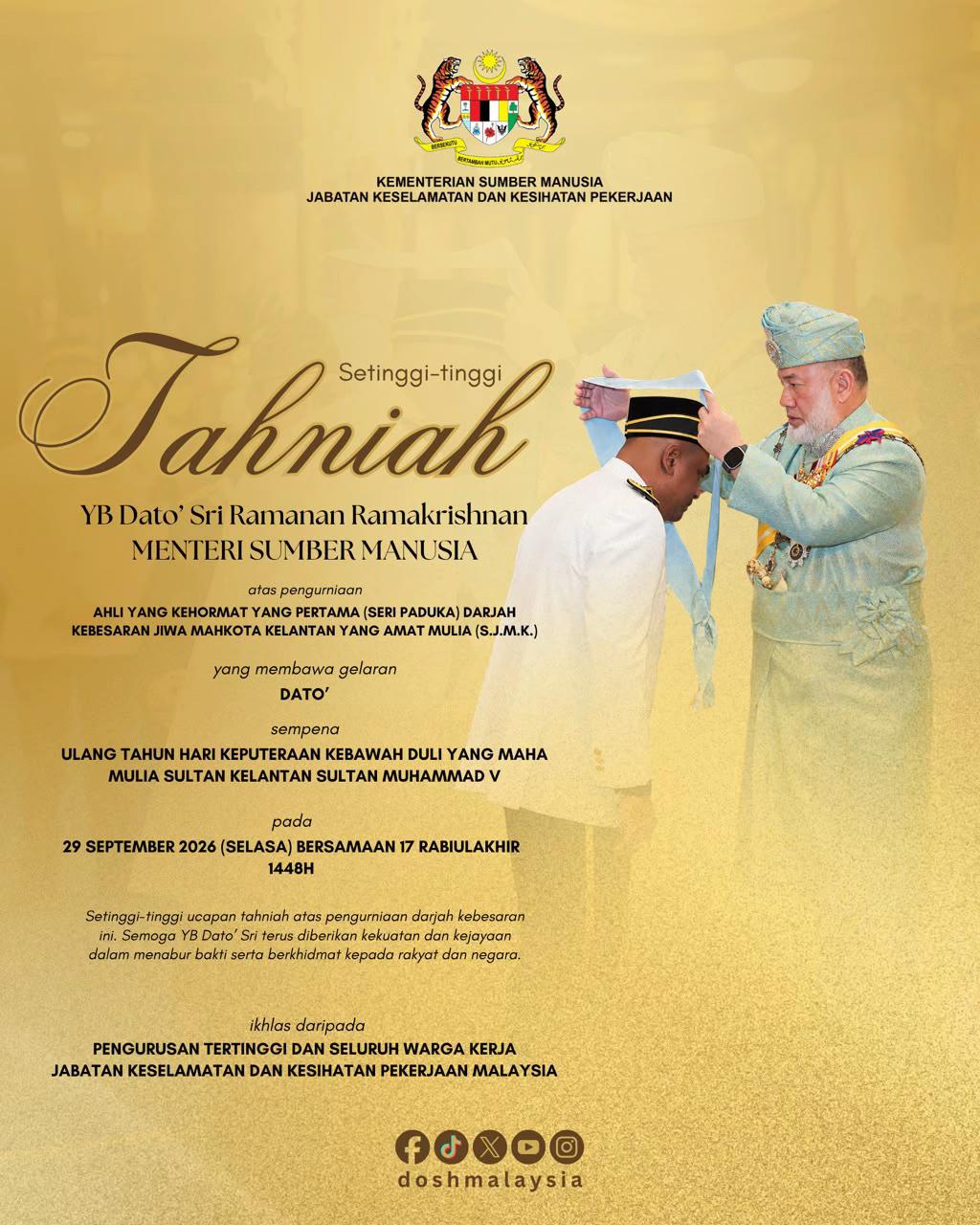 @JKKP / DOSH Malaysia
