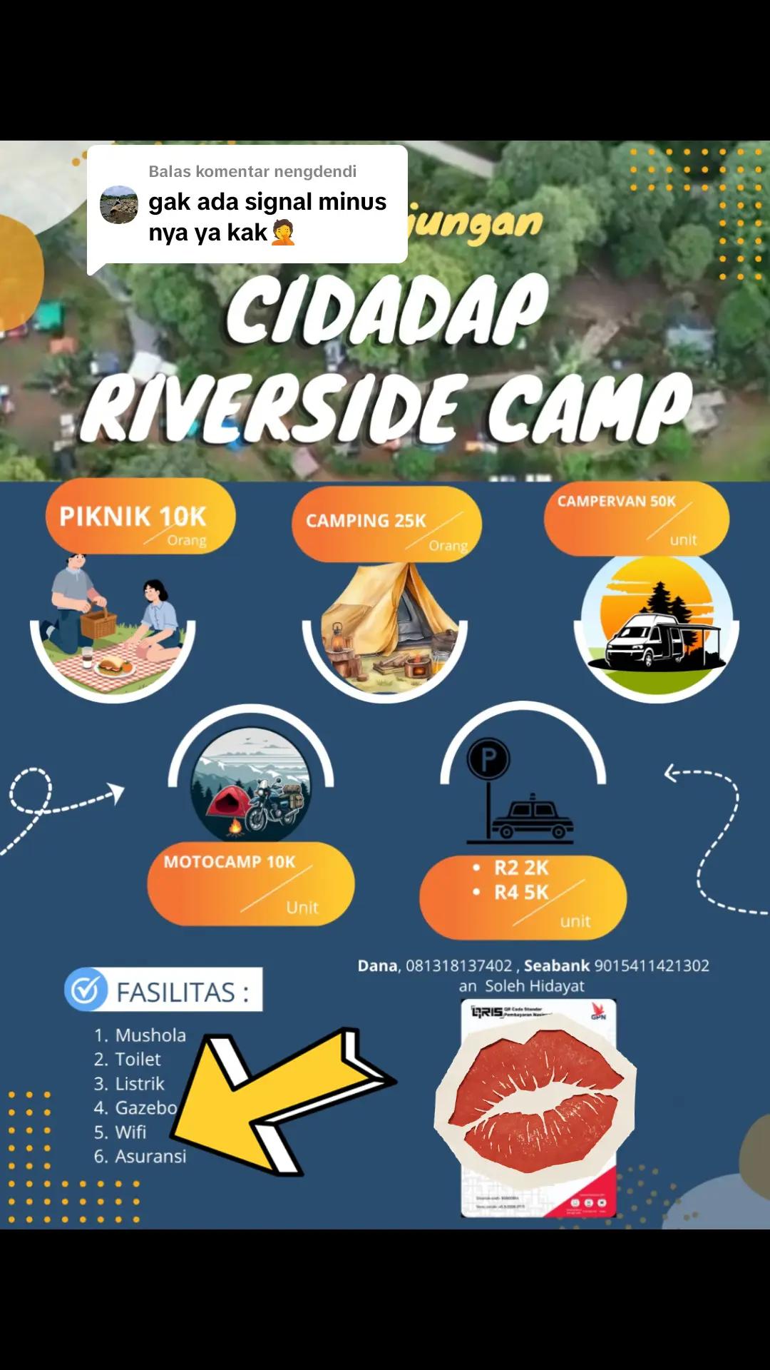 @Cidadap riverside camp