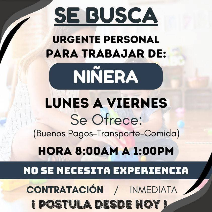 @trabajo si hay✅️