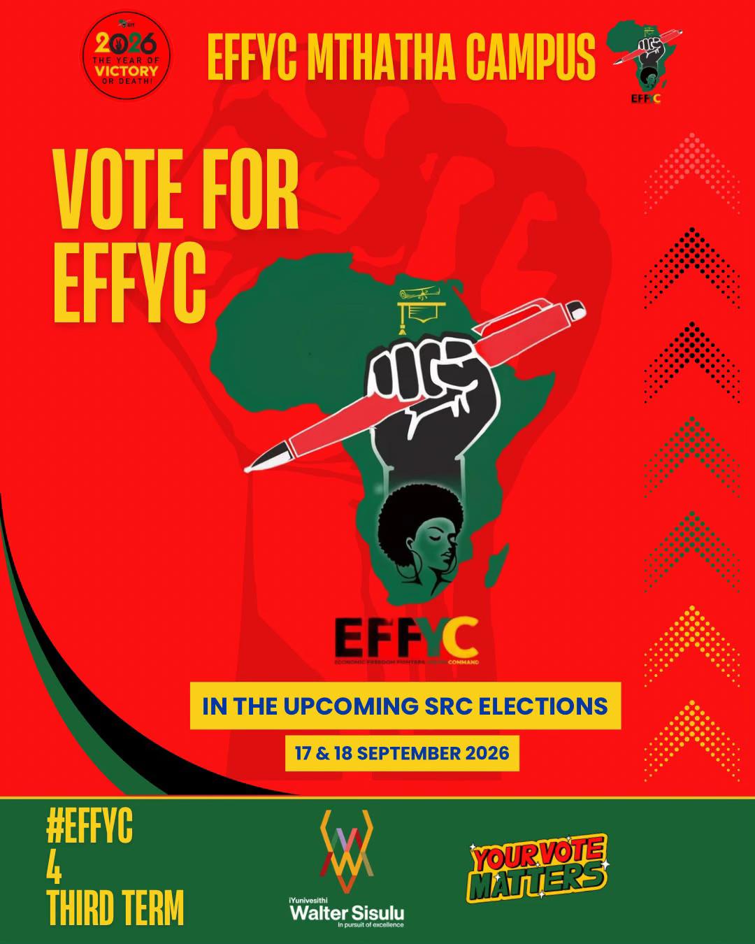 @EFFYC_WSU_MTHATHA Campus