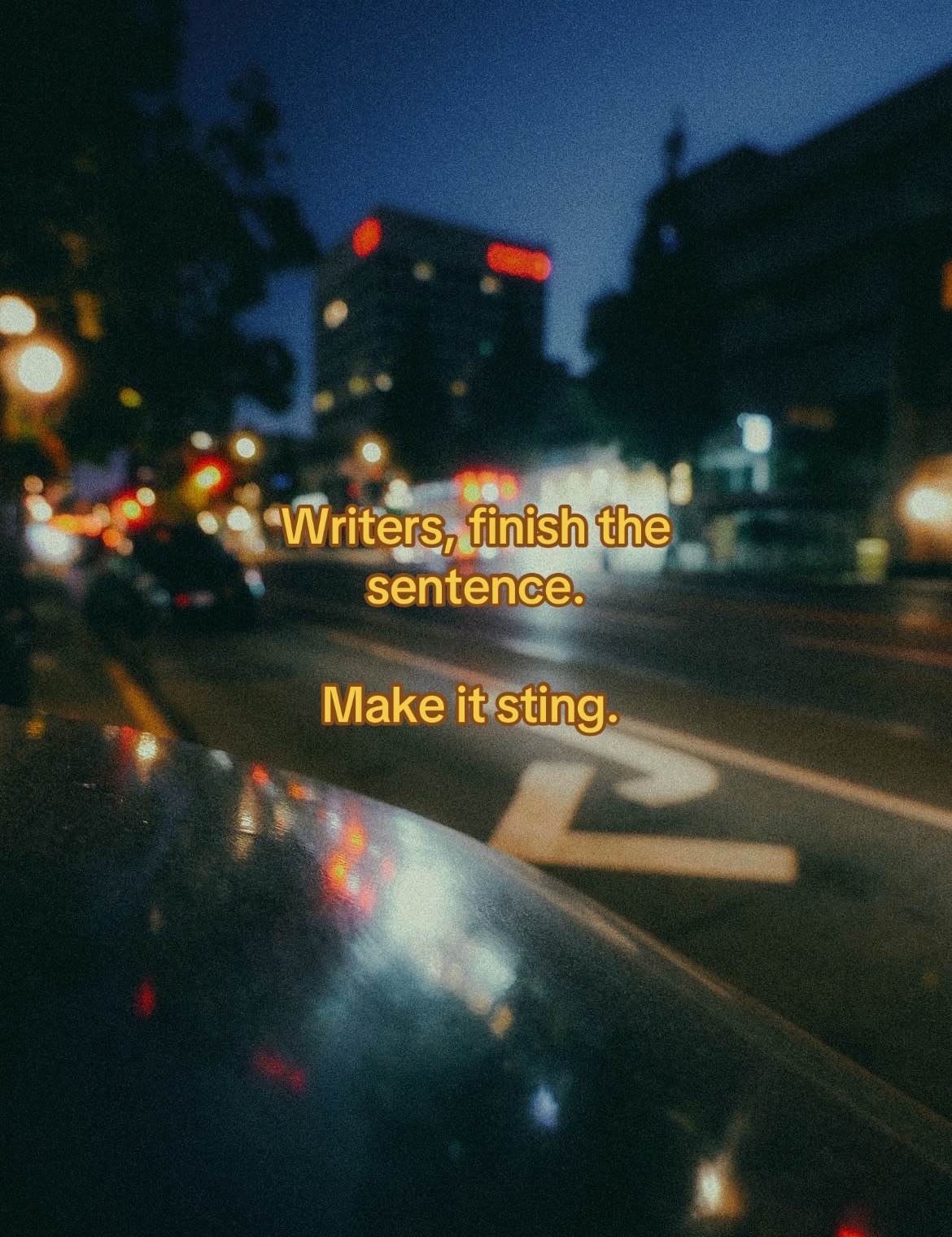 @The Unsaid Sentence