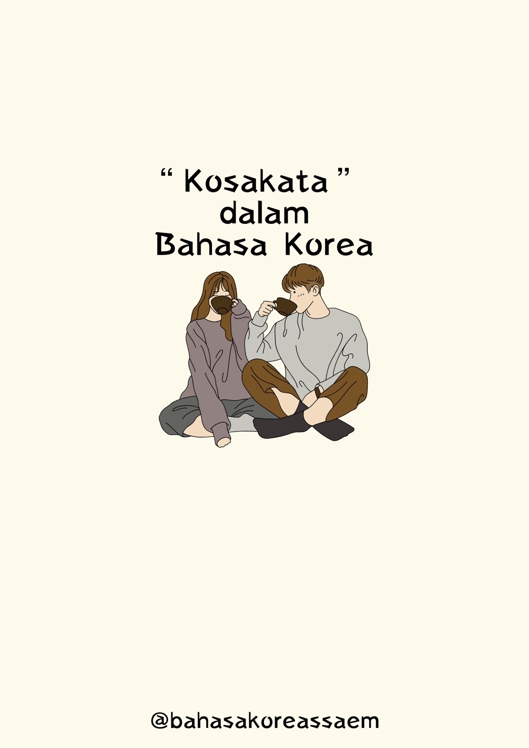 @BahasaKoreaSsaem