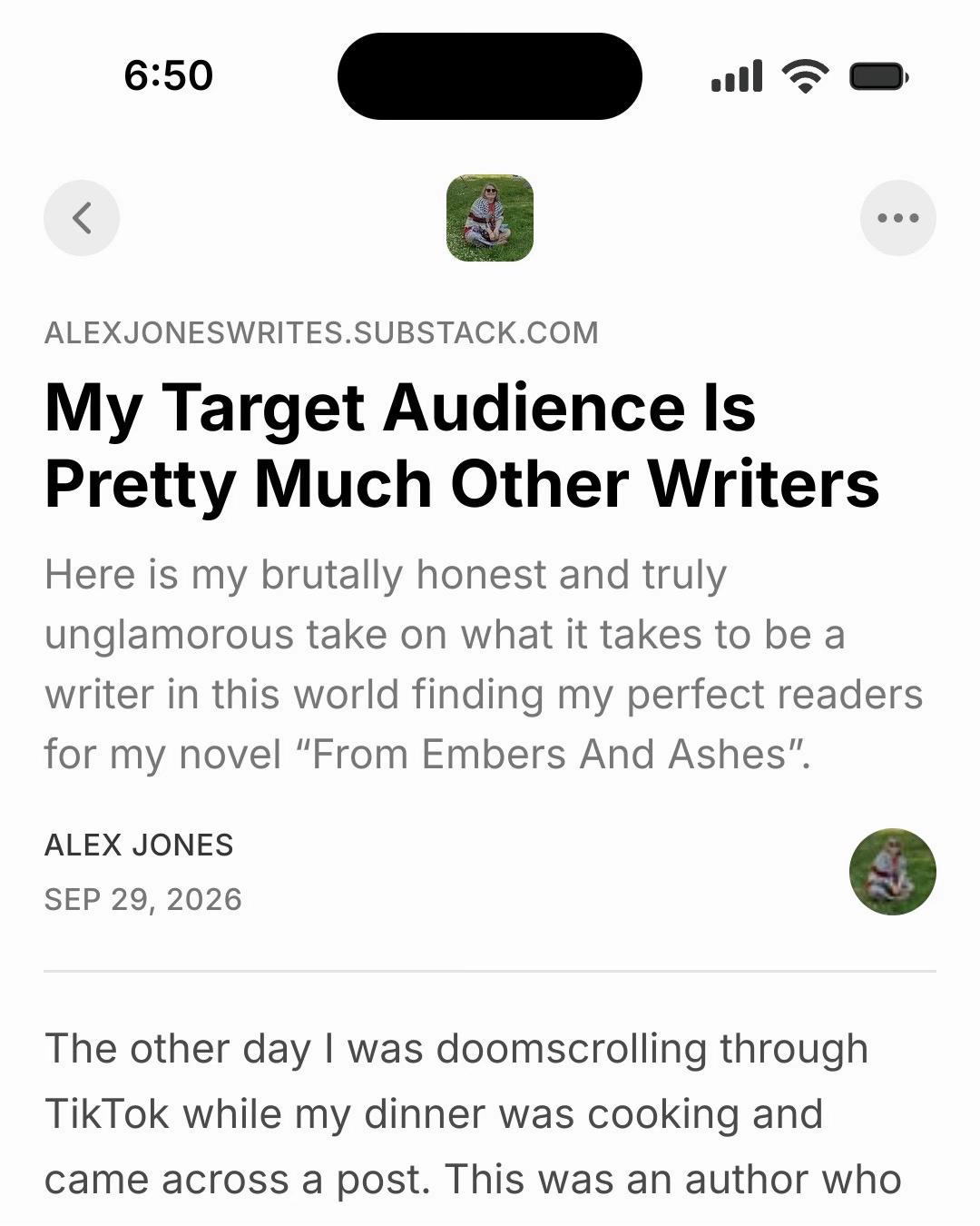 @Alex Jones | Author