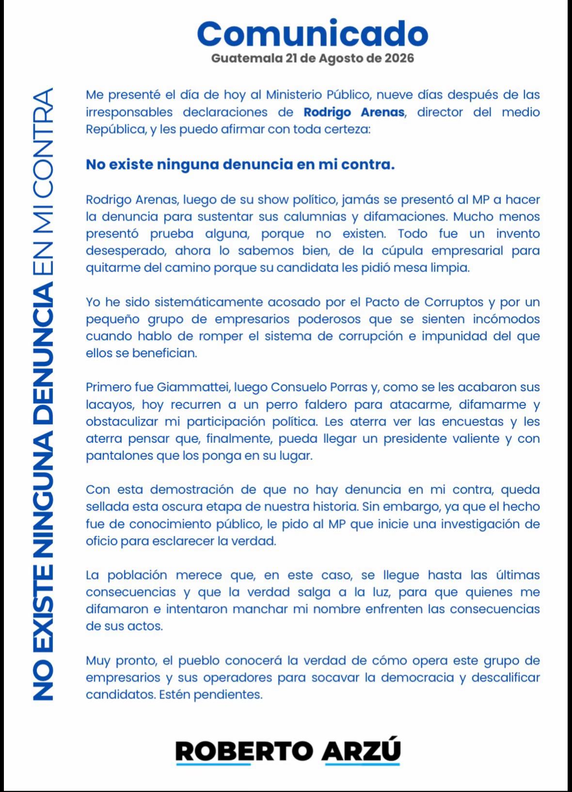 @Roberto Arzú García-Granados
