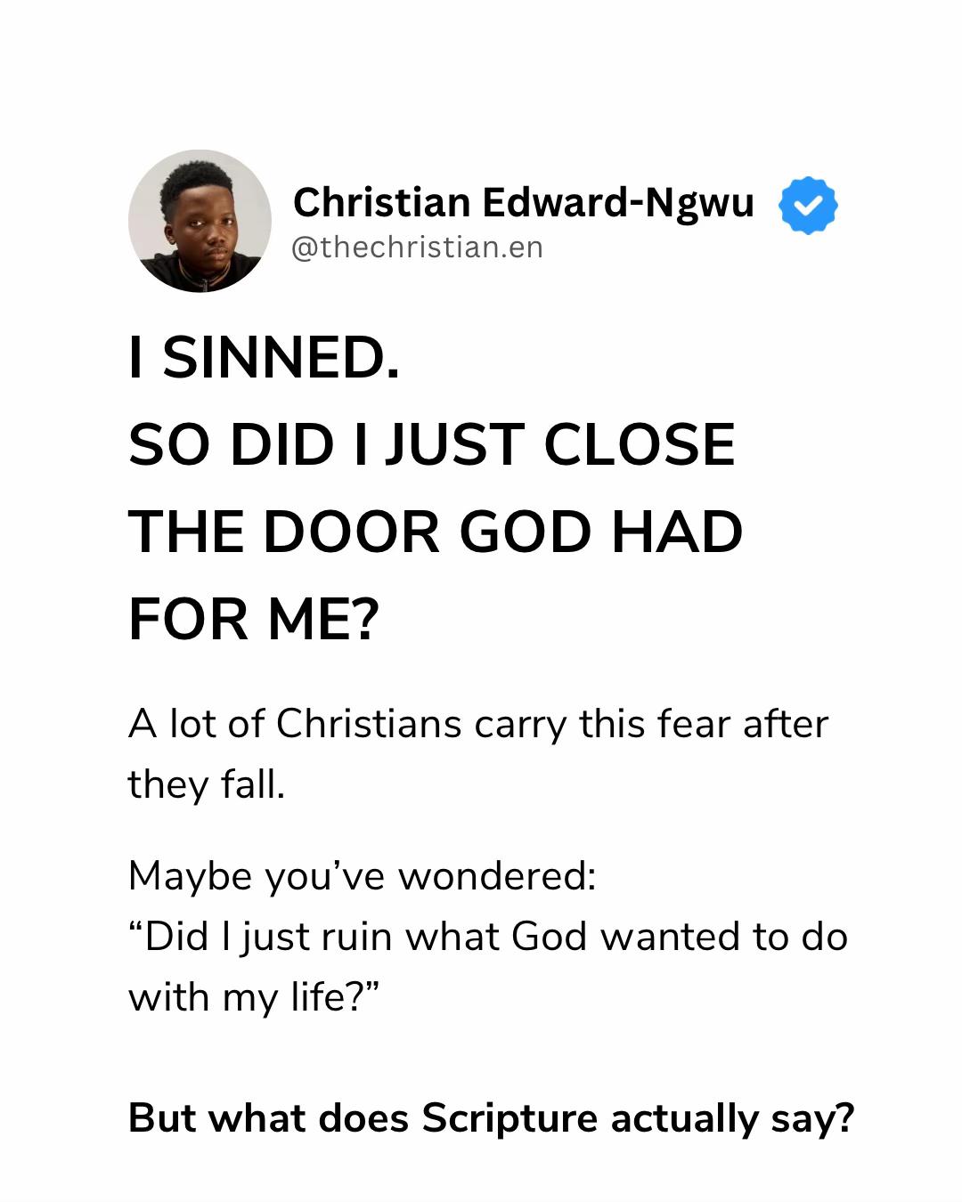 @Christian Edward-Ngwu