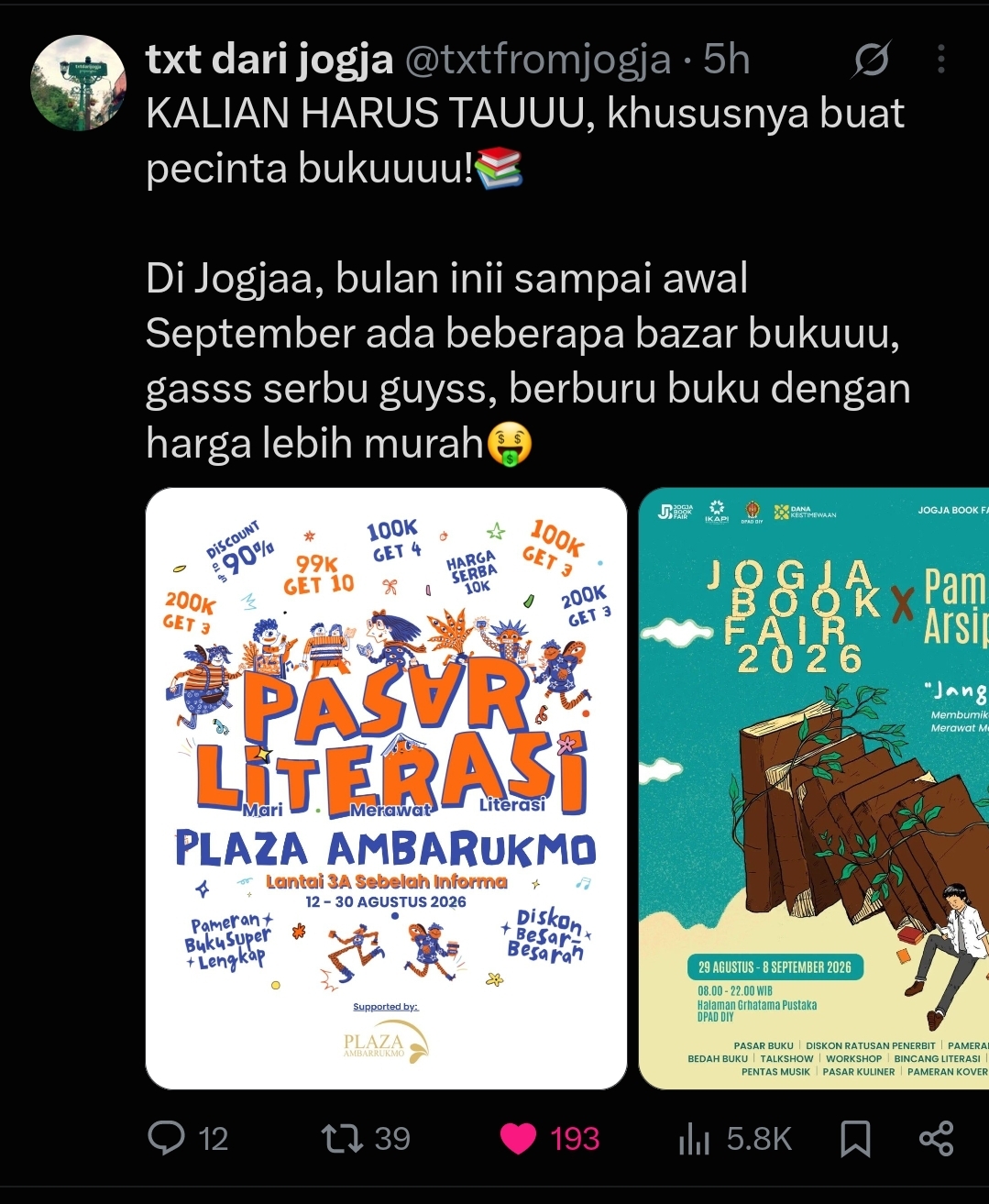 @dzata with book