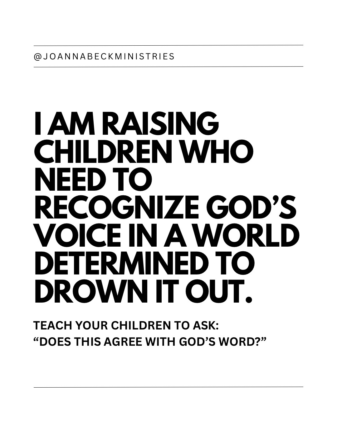 @Joanna Beck Ministries