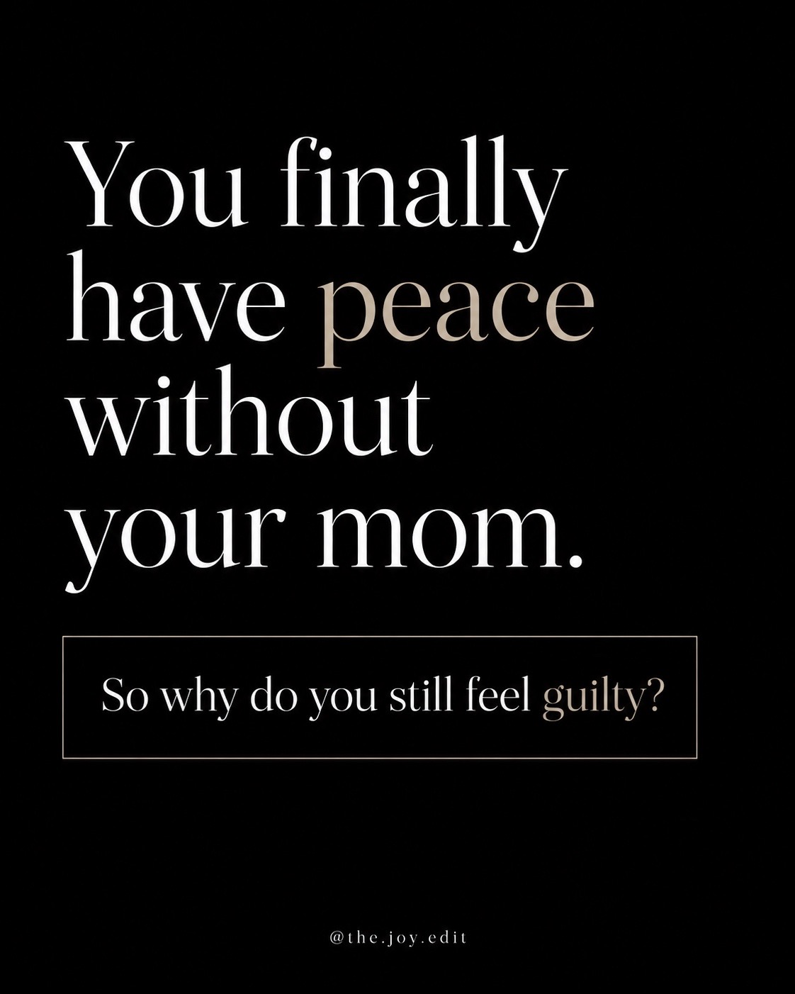 @Joy | Narcissistic Moms
