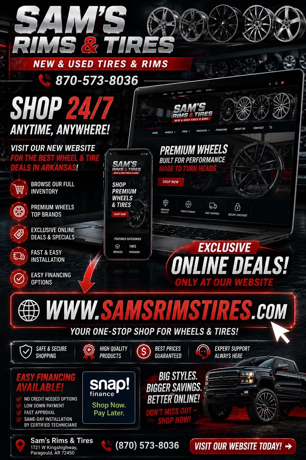 @Sam’s rims & tires