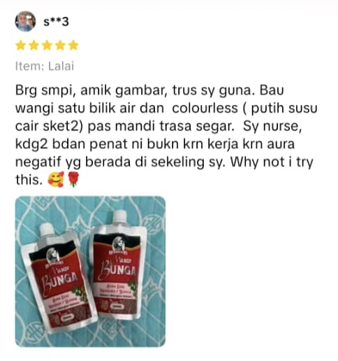 @Benang Sari Mandi Bunga