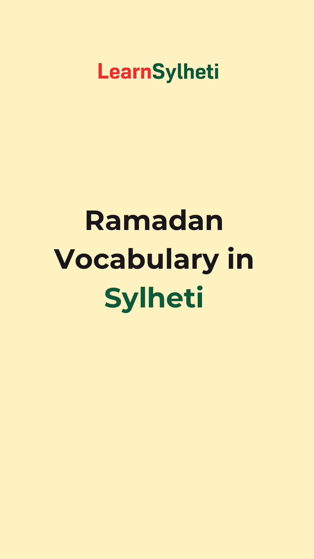 @Learn Sylheti