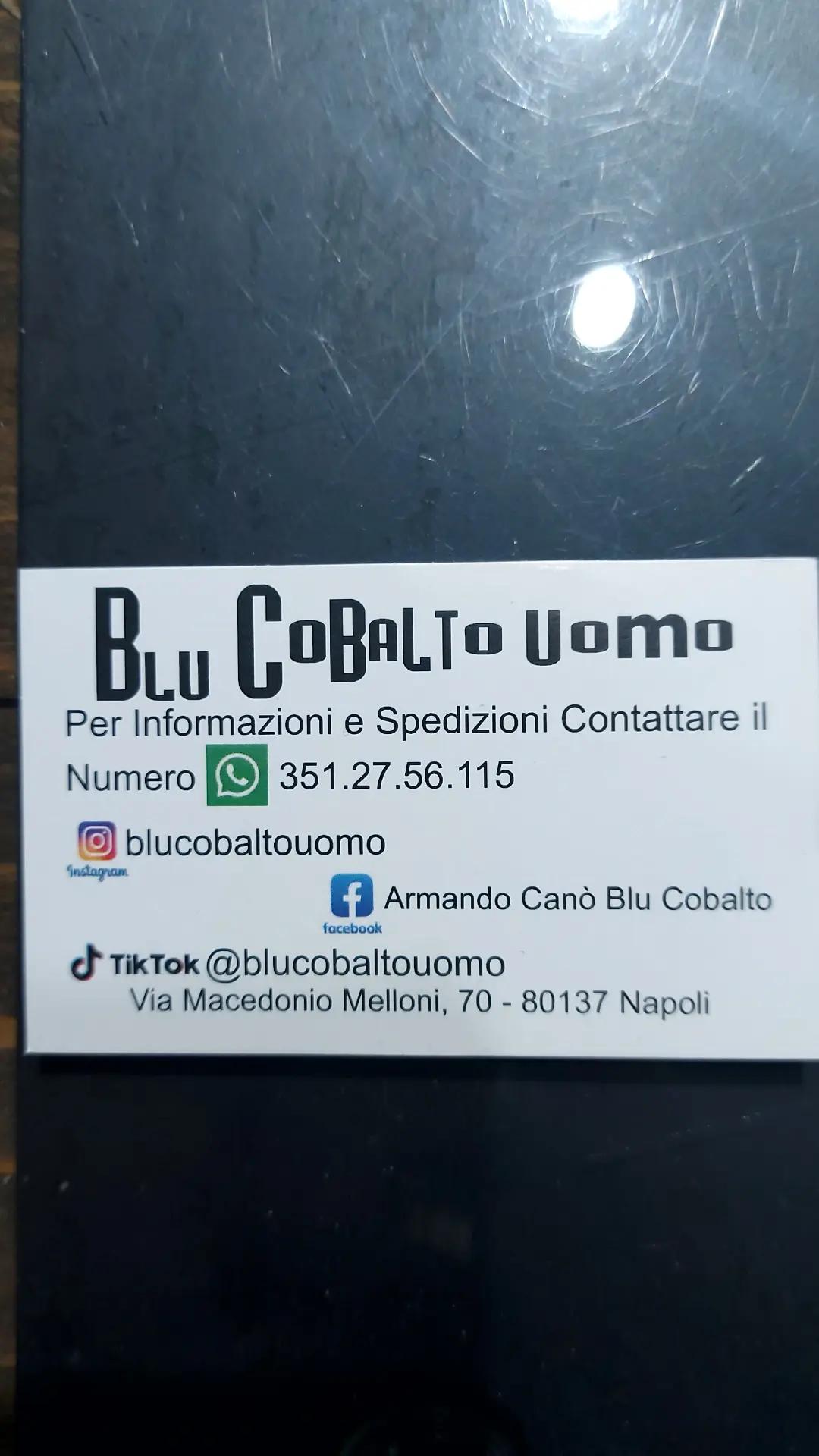 @blu cobalto uomo