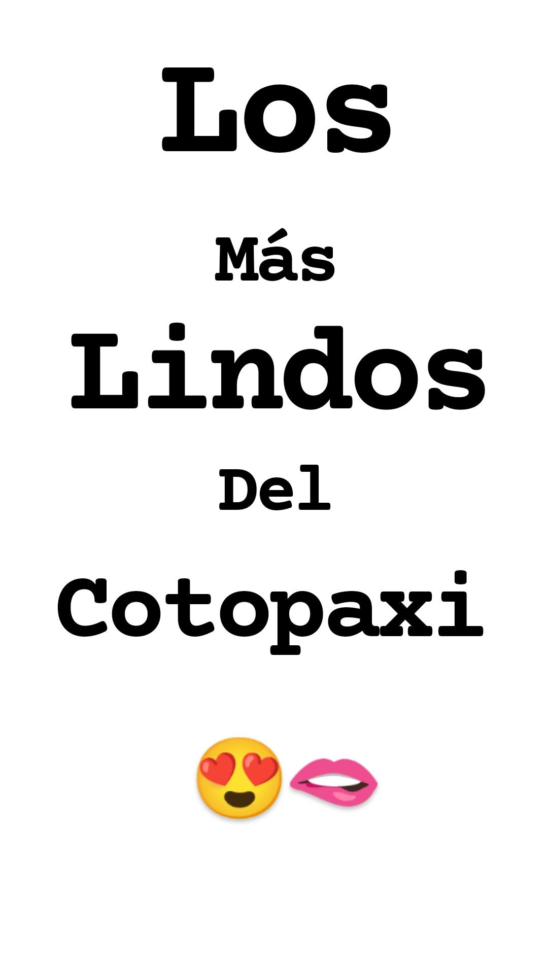 @Funando Cotopaxi