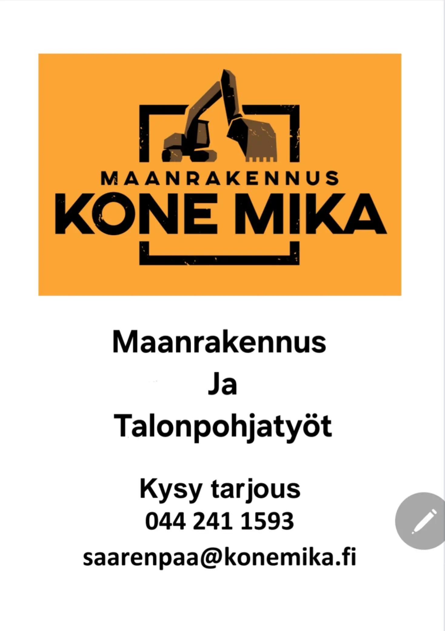 @Maanrakennus Kone Mika Oy