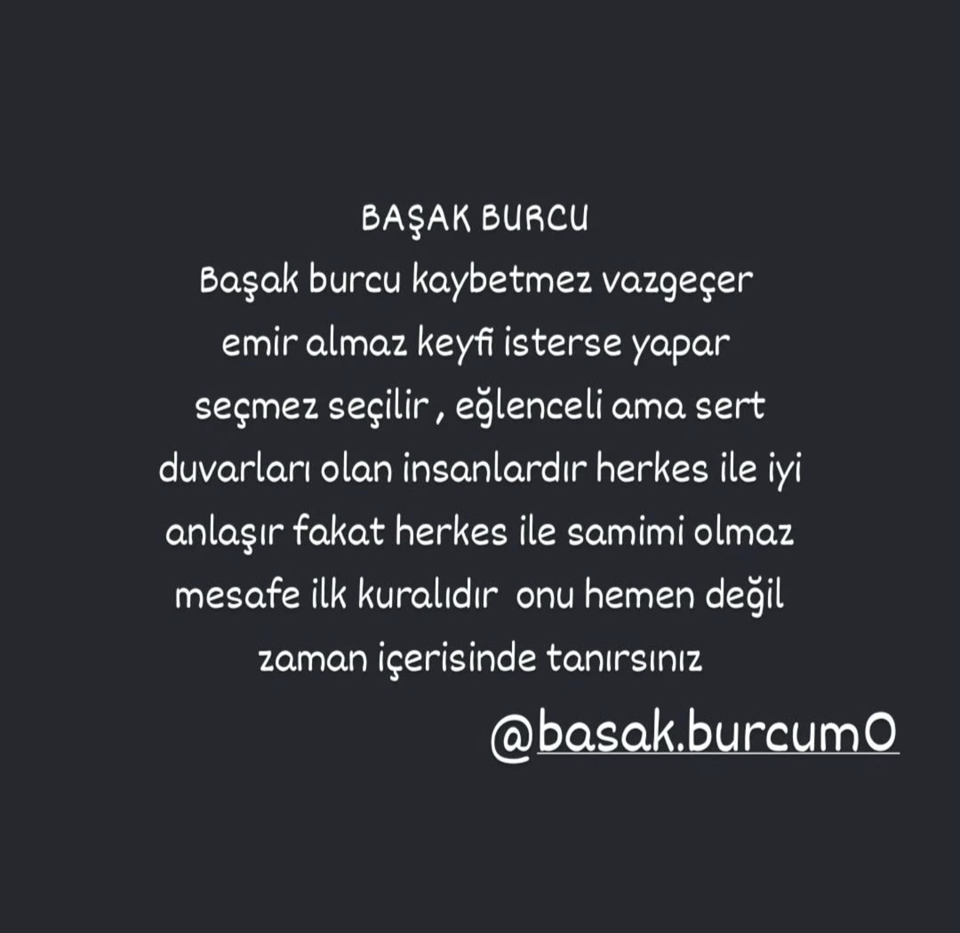 @♍ Başak Burcu ♍
