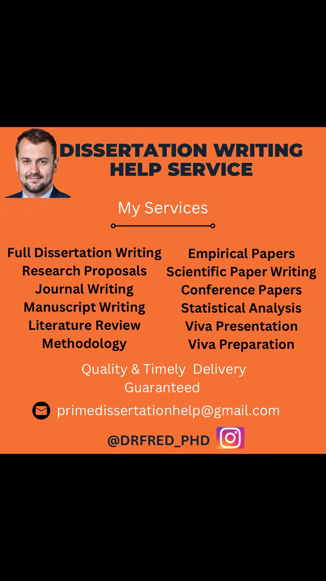 @DrFredPhD | Dissertation Coach