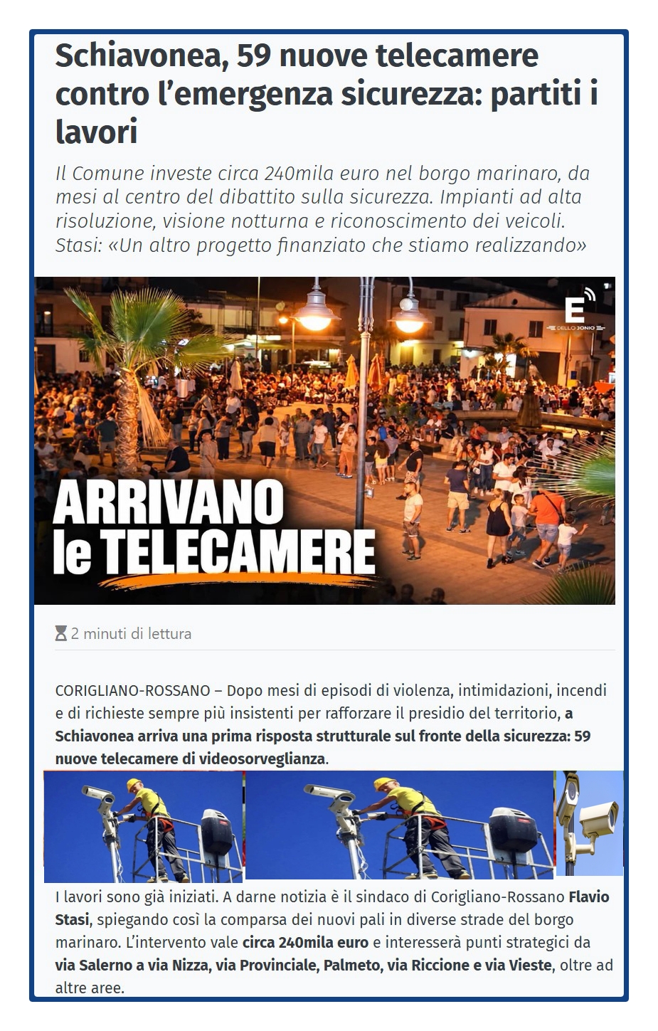 @Schiavonea ieri e oggi