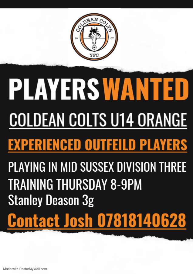 @ColdeanColtsOrange_U14